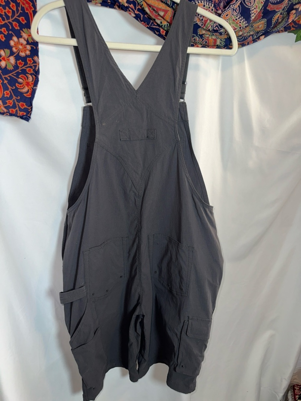 Gray Utility Short Overalls - Picture 9 of 14